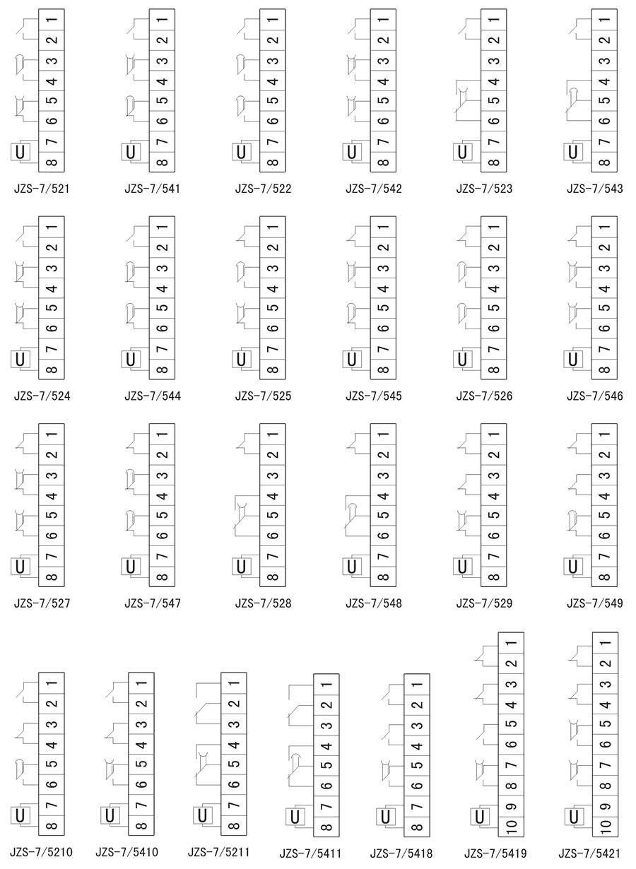 JZS-7/5418內部接線圖