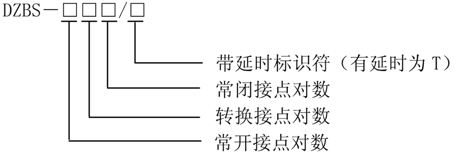 DZBS-600/T型號分類及含義