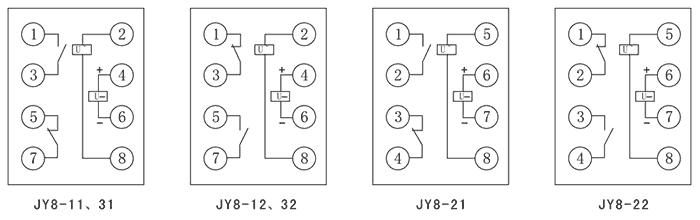 JY8-22B內部接線圖